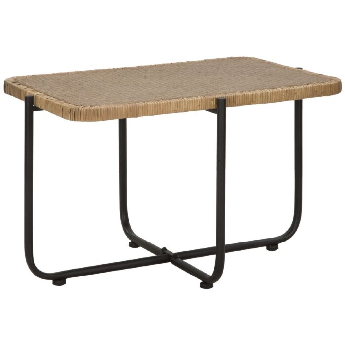 Mauro Ferretti Couchtisch Cebu 75x55x46,5 cm schwarz braun