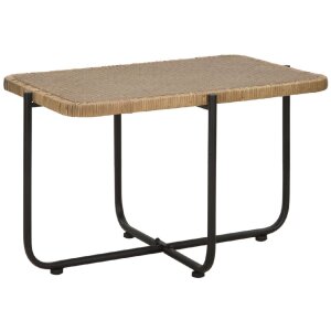 Mauro Ferretti Couchtisch Cebu 75x55x46,5 cm schwarz braun