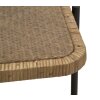 Mauro Ferretti Couchtisch Cebu 75x55x46,5 cm schwarz braun