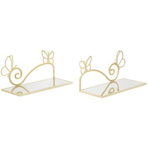 Mauro Ferretti Wandkonsole Schmetterling Set 2-tlg...