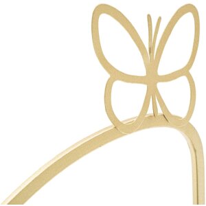 Mauro Ferretti suport de perete fluture set 2 piese 41.5x18x21 cm aur