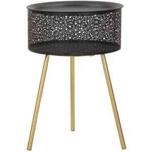 Mauro Ferretti Beistelltisch Blacky Ø 35x50 cm...