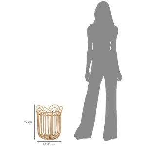 Mauro Ferretti Panama suport pentru flori Ø 31.5x40 cm maro