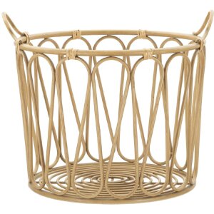 Mauro Ferretti Korb Panama Ø 49,6x42 cm braun