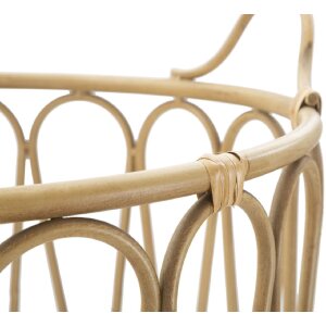 Mauro Ferretti Panama coș Ø 49.6x42 cm maro