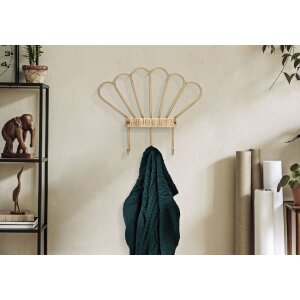 Mauro Ferretti Wandhaken Panama 3 Haken 37,5x5x32,5 cm braun