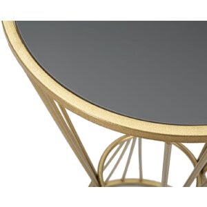 Mauro Ferretti masă laterală Super Ø 40x80 aur