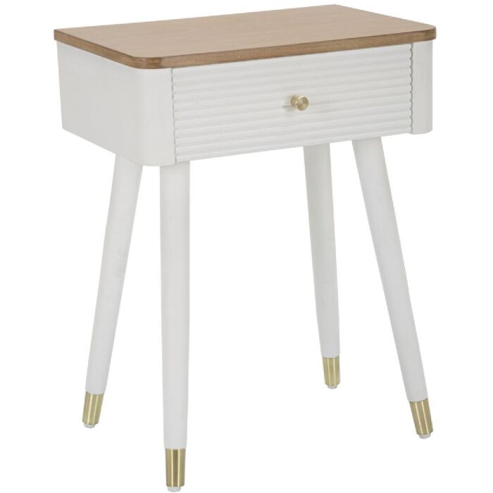 Mauro Ferretti Matera Matera noptieră 45x32x62 cm alb maro