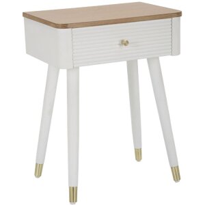 Mauro Ferretti Matera Matera noptieră 45x32x62 cm alb maro