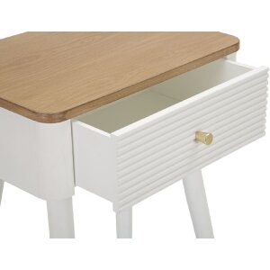 Mauro Ferretti Matera Matera noptieră 45x32x62 cm alb maro