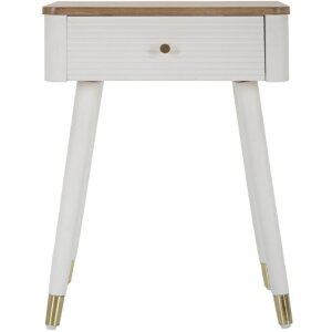 Mauro Ferretti Matera Matera noptieră 45x32x62 cm alb maro