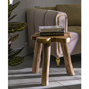 Mauro Ferretti Beistelltisch Bintang 50x47x50 cm braun