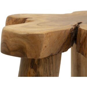 Mauro Ferretti Beistelltisch Bintang 50x47x50 cm braun