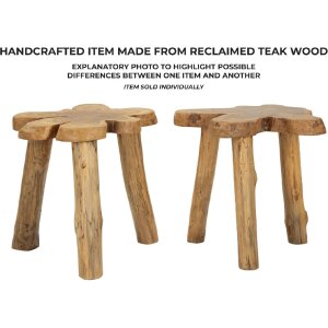 Mauro Ferretti Beistelltisch Bintang 50x47x50 cm braun