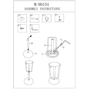 Scaun de bar Mauro Ferretti Destiny Ø 41x61-83 cm negru navy