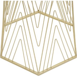 Mauro Ferretti Telefontisch Zeilen 40x35x80 cm gold