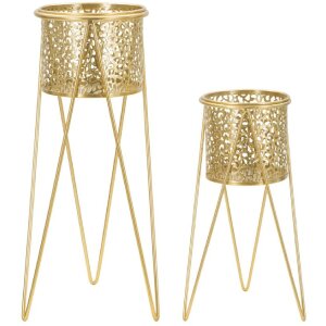 Mauro Ferretti Blumenständer Glod 2er-Set 21x20x46...