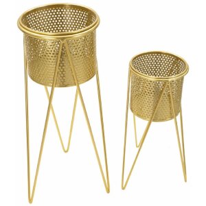 Mauro Ferretti Blumenständer Glat 2er-Set 21x20x46...