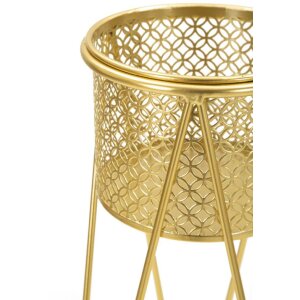 Mauro Ferretti suport pentru flori Nat set de 2 21x20x46 și 18x18x32 cm auriu