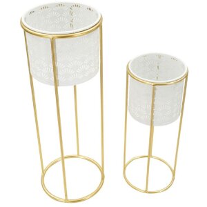 Mauro Ferretti Blumenständer Whity 2er-Set Ø...