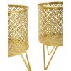 Mauro Ferretti Blumenständer Ceci 2er-Set Ø 16x20 und 13x20 cm gold