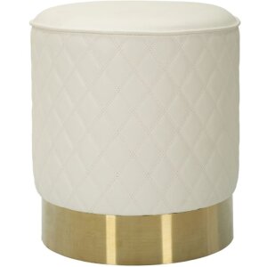 Mauro Ferretti Sharon Hocker Ø36x39 cm weiß gold