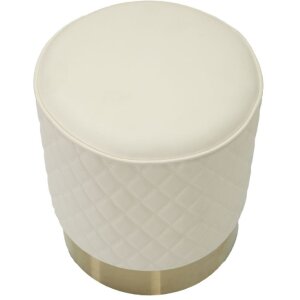 Mauro Ferretti Sharon Hocker Ø36x39 cm weiß gold