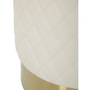 Mauro Ferretti Sharon Hocker Ø36x39 cm weiß gold