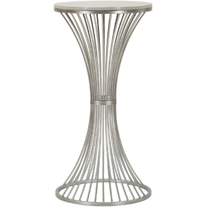 Mauro Ferretti Masă laterală Funnel Ø 40x79 cm argintiu