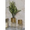 Mauro Ferretti suport pentru plante Livi set de 2 piese Ø 23x43-20x36 cm auriu