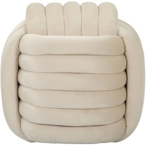 Mauro Ferretti Softy taburet 45x45x45 cm crem