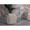 Mauro Ferretti Softy taburet 45x45x45 cm crem
