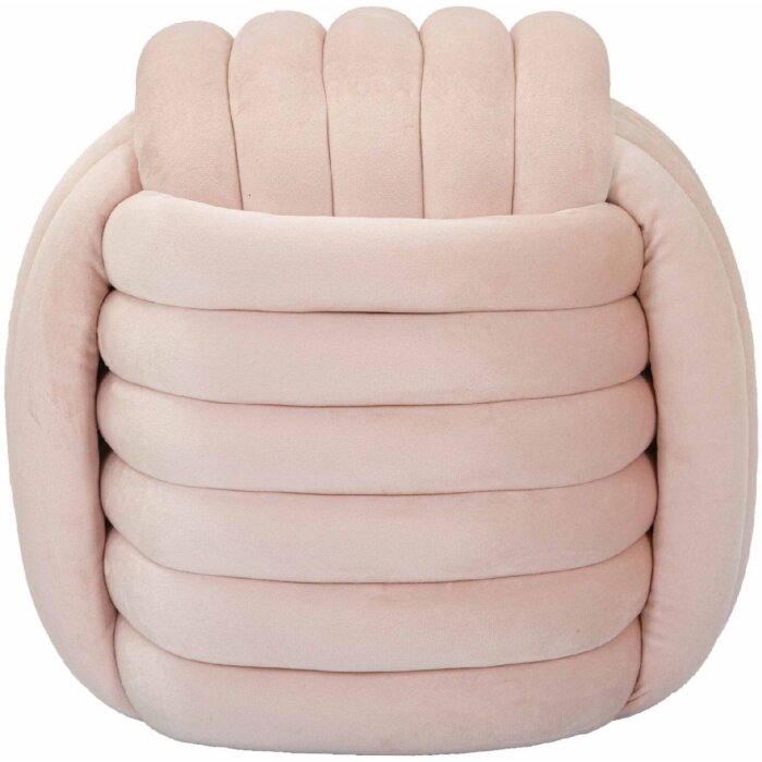 Mauro Ferretti Softy taburet 45x45x45 cm roz