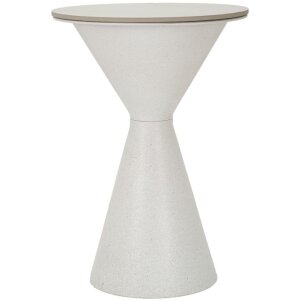 Mauro Ferretti Beistelltisch Weißes Doppel Ø...