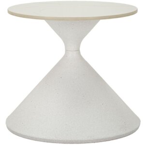 Mauro Ferretti Beistelltisch Ø 42x40 cm weiß