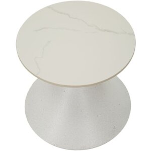 Mauro Ferretti Beistelltisch Ø 42x40 cm weiß