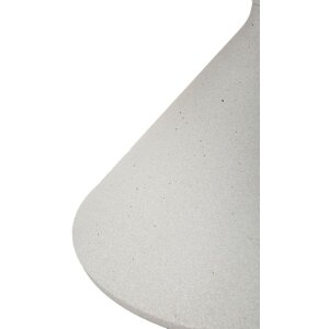 Mauro Ferretti masă laterală Ø 42x40 cm alb