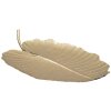 Mauro Ferretti Dekoschale Blatt 23x2x35,5 cm gold