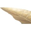 Mauro Ferretti castron decorativ frunze lungi 38x3x11 cm aur
