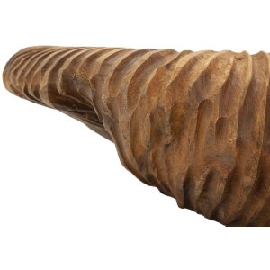 Mauro Ferretti castron decorativ Garit 37x40x16 cm maro