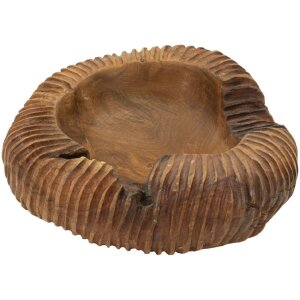 Mauro Ferretti castron decorativ Garit 37x40x16 cm maro