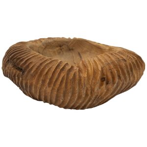 Mauro Ferretti castron decorativ Garit Ø32x11 cm maro