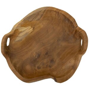 Mauro Ferretti Dekoschale Wahan 42x36x7 cm braun