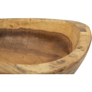 Mauro Ferretti Dekoschale Löffel 36x16x8 cm braun