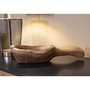 Mauro Ferretti Dekoschale Löffel 36x16x8 cm braun