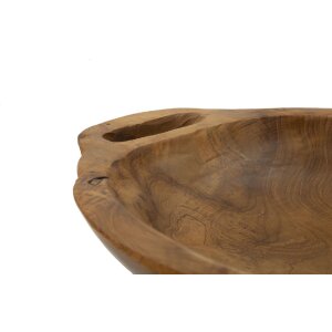 Mauro Ferretti castron decorativ Wan 37x26.5x7 cm maro