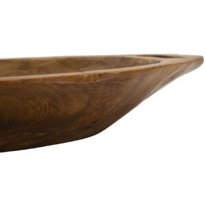 Mauro Ferretti castron decorativ Wan 37x26.5x7 cm maro