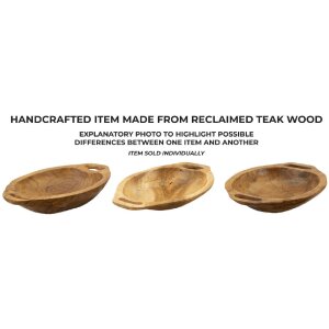 Mauro Ferretti castron decorativ Wan 37x26.5x7 cm maro