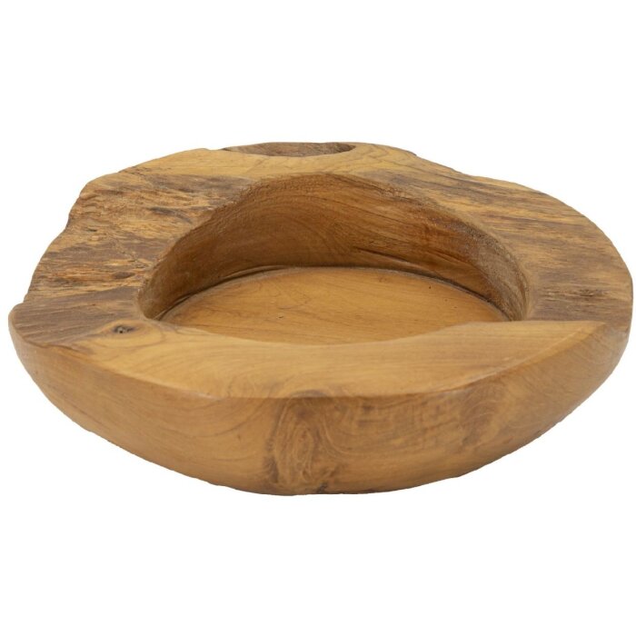 Mauro Ferretti Erusi castron decorativ Ø 20x6 cm maro