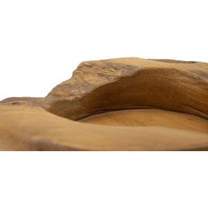 Mauro Ferretti Erusi castron decorativ Ø 20x6 cm maro